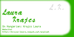 laura krajcs business card